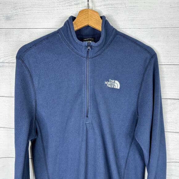 The North Face Mens size Medium TKA 100 Glacier 1/4 Zip Pullover - Picture 3 of 10